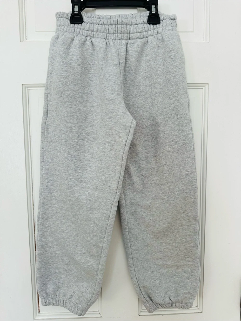 Athleta Girl Heather Light Gray Jogger Sweatpants Sz 7